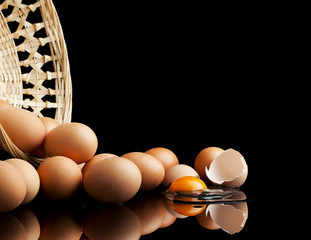 missgeschick - zerbrochenes ei