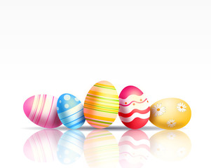 uova di pasqua colorate