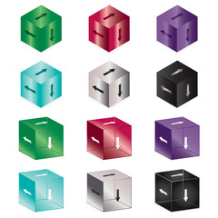 arrow cubes