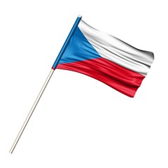Fototapeta na wymiar tschechische fahne