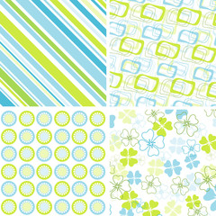 Scrapbook patterns for design, vector