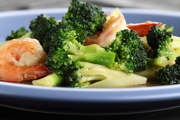 Shrimp Fried Broccoli