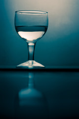 A glass