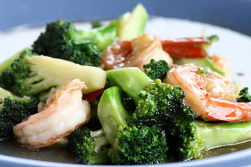 Shrimp Fried Broccoli