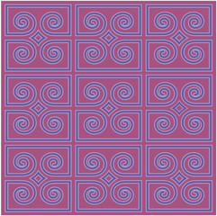 Kachelmuster- lilatöne