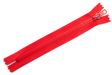 Red zipper