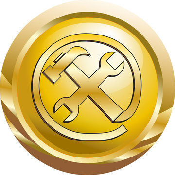 Goldbutton at Handwerk