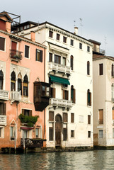 Fototapeta na wymiar Canal Scene, Venice, Italy