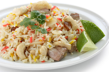 chicken biryani , indian pilau rice