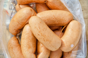 bunch sausage meat