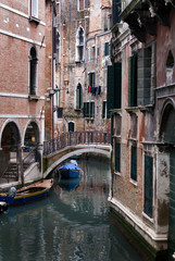Obraz na płótnie Canvas Canal Scene, Venice, italy