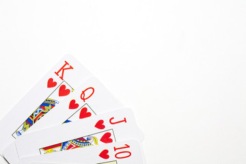 escalera de corazones