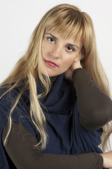 Portrait of beautiful young_