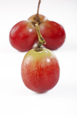 red grape on background