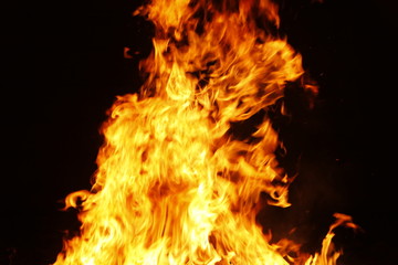 Fire flames