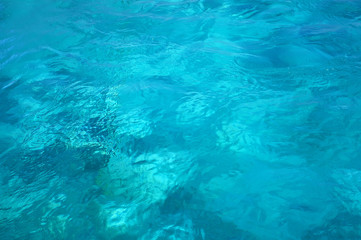 Fototapeta na wymiar Blue water