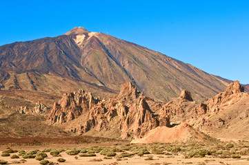 Teide volcano and national park. Tenerife, Canary Islands, Spain