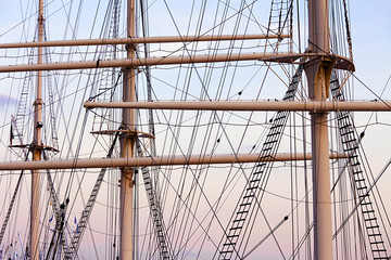 Segelschiffmasten