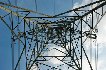 High-tension pylon