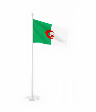 3D flag of Algeria