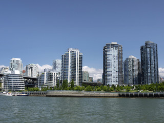 Fototapeta premium Widoki z wyspy Granville w Vancouver w Kanadzie