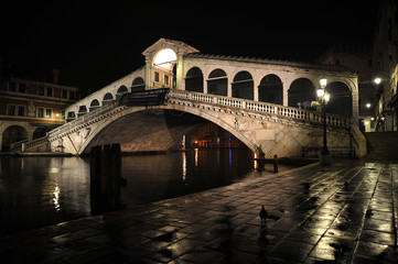 Early Morning View of the Rialto Bridge