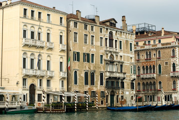 Fototapeta na wymiar Grand Canal Scene, Wenecja, Włochy