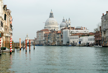 Naklejka premium Grand Canal Scene, Venice, Italy