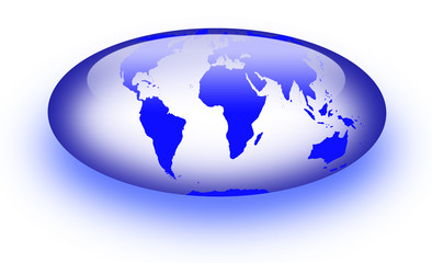 World Map Button