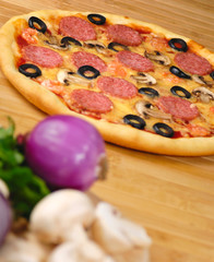 Pepperoni pizza