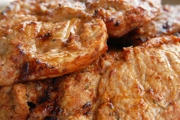 grilled meat , barbeque