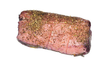 Fleisch für das Backen vorbereiten