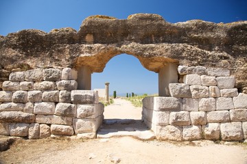 door of Empuries ancient city