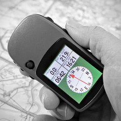 prendre le cap avec GPS