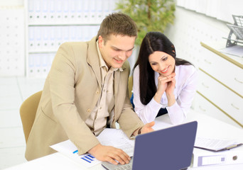 Command(team) of the business people at light office