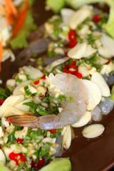 Fresh shrimp in fish sauce