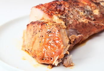 Baked meat