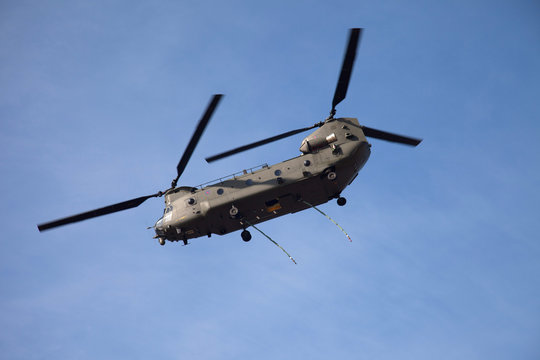 Chinook over Anglesey