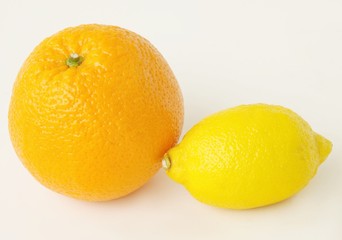 lemon and orange