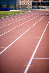 Fototapeta premium track & field lanes