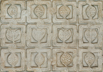 antique, ancient marble carving, fretwork seamless background