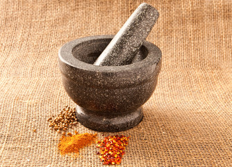 Pestle and mortar