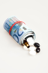 Money and pills