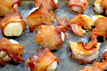 Bacon Wrapped Shrimp and Scallops