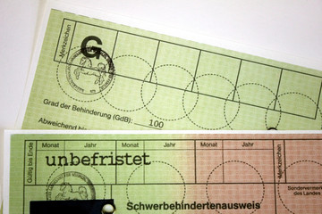 schwerbehindertenausweis, dokument, ausweis