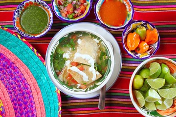 tortilla soup and mexican chili habanero sauces