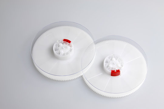 Plastic Parts On A White Background