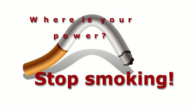 Stop smoking - Animation