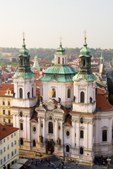 Fototapeta na wymiar Saint Nicholas Church in Prague
