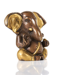 Fototapeta na wymiar Ancient Statuette of Ganesha
